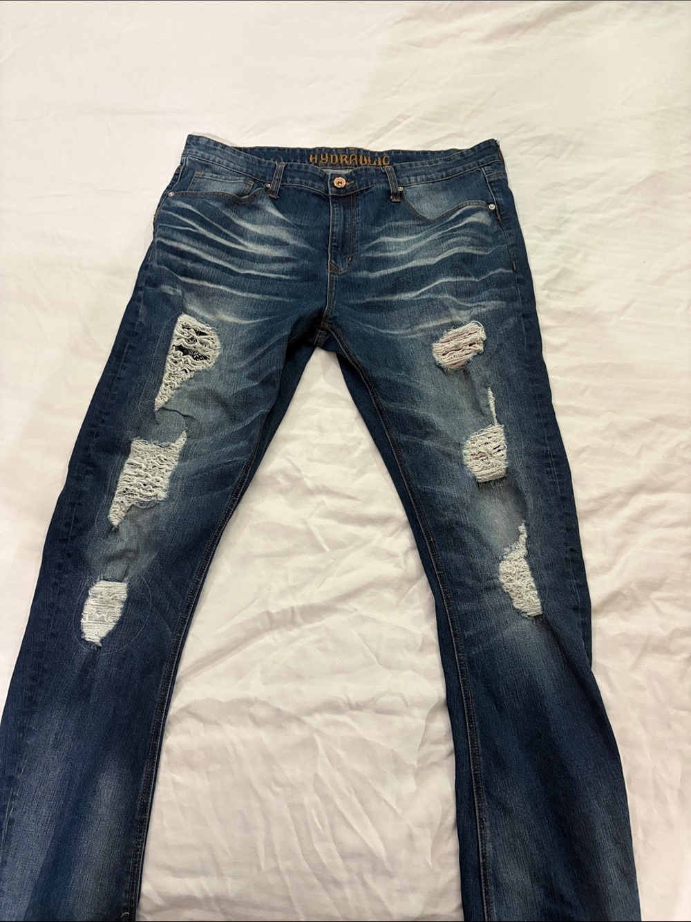 Hydraulic men’s 38 slim tapered